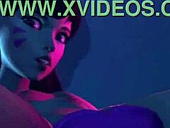 Giantess performs anal vore at night.