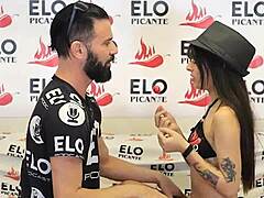 Petite Colombian Mells Blanco Accepts the Bon Bon Bum Challenge