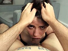 I sucked his dick hard until I got all the cum for my friend