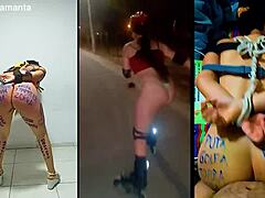 watch samanta getting humiliated and fucked while bound in bondage