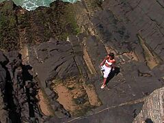 Dialogic jade sin takes white and black dicks in interracial threesome double stuffing