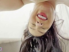 Latina Novinha Loses Virginity to Negao on Ass in Chubby Brazilian Spreading