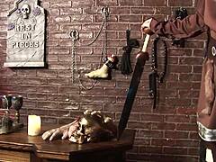 Milf In Stockings And Fishnets Gets Anal Fucking And Blowjob From Monster Cock!