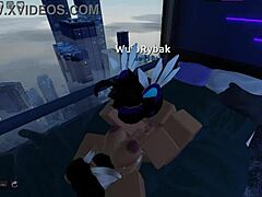 Horny roblox boy fucks step sister hard in missionary and assfucking!