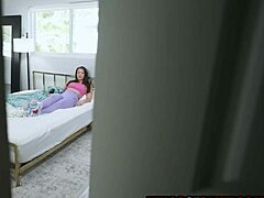 Come here, step son, mom's horny in the bedroom