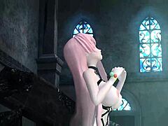 Megurine Luka in nude bondage mod