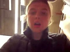 公共街道上抓到的极端肛交，与大胆18岁少女！