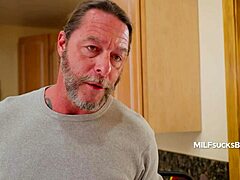 Christie Stevens Gives Sloppy Blowjob from Sideways POV