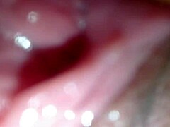 pretty girl experiences intense squirting orgasm