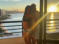 日落时爽操真美味 - 女上位！