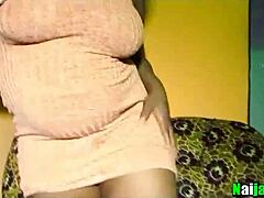 Porn casting interview with big natural tits bbw african gift goes wild with big cock pussy action! 🔥