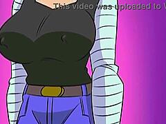 android 18 gets her big ass fucked hard in these porn videos!