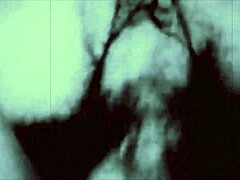 Vintage erotic illustration of antique hairy lesbian scene