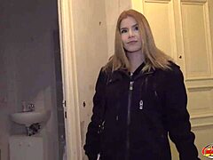 Skinny Colombian teen Ashley Rose gets picked up for deep anal and facial in German scout casting.