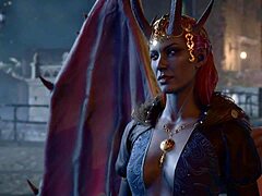 Mizora seduces with naked body in Baldur's Gate 3 scene