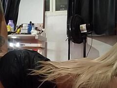 stepdaughter masturbates and gets punished with toy