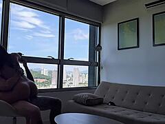 Passionate Anal Orgasm by the Sea