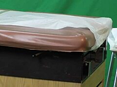 Scarlett feels intense vaginal inspection