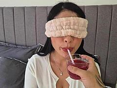 Colombian Influencer Sucks Cock Then Gets Rough Fuck