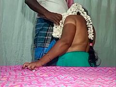 Indian Tamil Hot Housewife Fucks Husband Outdoors