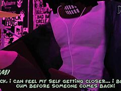 dami dancing in the club with big black cock