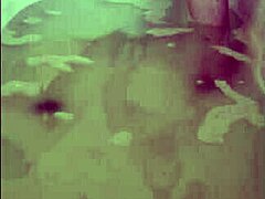 Solo bath leads to horny orgasm.