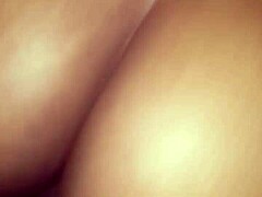 Intense doggy style session with friend