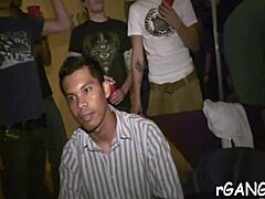 Guys Gangbang Cute Chicks Hard at Wild Party!