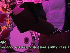 dami dancing in the club with big black cock