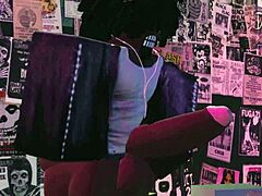 dami dancing in the club with big black cock