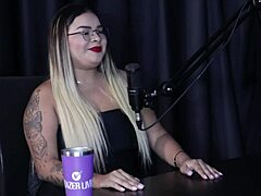 Suellen Barrar Masturbates in Sheer Red