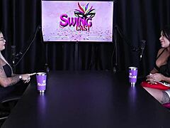 Suellen Barrar Masturbates in Sheer Red