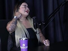 Suellen Barrar Masturbates in Sheer Red