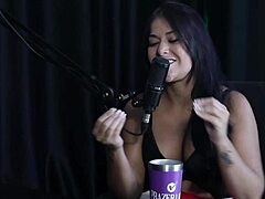 Suellen Barrar Masturbates in Sheer Red