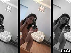 Watch me tease you in the mirror