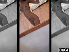 Watch me tease you in the mirror