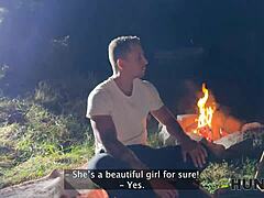 Hunt4K Teen 18+ Chloe Heart Gets Tight Pussy Fucked Publicly in Front of Boyfriend