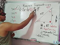 Asian student nerd learns sexual angle in bedroom with teacher 😊