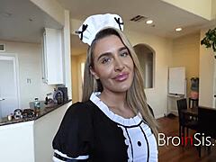 stepsis in maid outfit gets pov fucked by me 😏