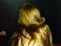 put girlfriend to suck strangers cocks at gloryhole while watching