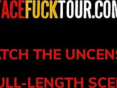 Real blonde teen sloppy deep throats massive dick rough