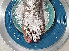 Beautiful Barefoot Feet in Homemade App