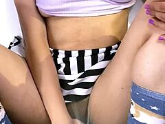 Petite tetona gets missionary creampie after school