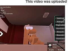 This guy fucked me hard until he filled me in Roblox sex.