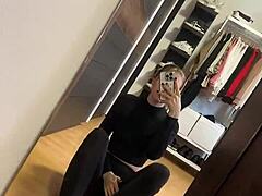 Blacknails Fetish Feet in Pink Socks Early Morning