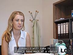 Loan4K Hot Office Table Sex Is A Result Of A Loan Inquiry