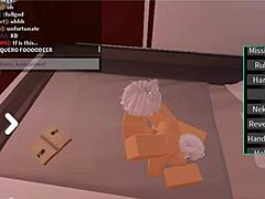 This guy fucked me hard until he filled me in Roblox sex.