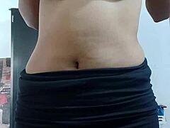 check out innocent latina girl's perfect big tits on hidden cam