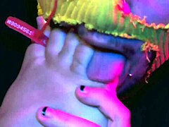 bound foot worship and tickling session