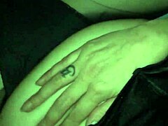 milf in tight leggings and nylon stockings